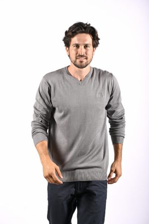 pull Crosby gris