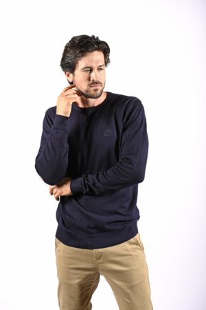 pull Derby bleu marine