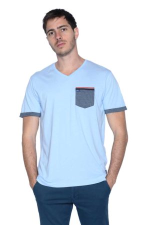 T-Shirt Merey bleu ciel