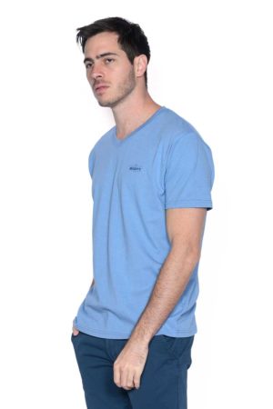 T-shirt Teve bleu jean