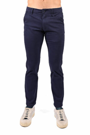 Pantalon chino bleu marine