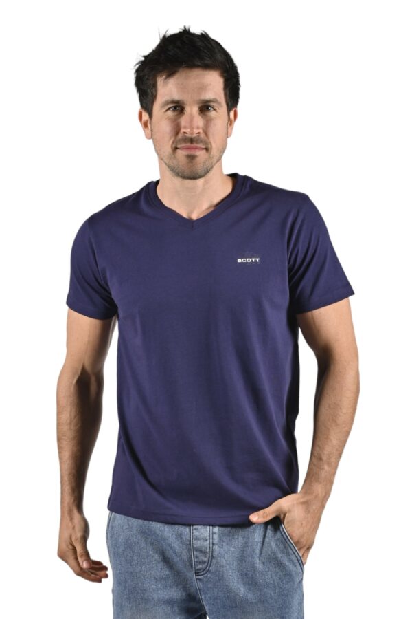 T-SHIRT ROCHE BLEU MARINE