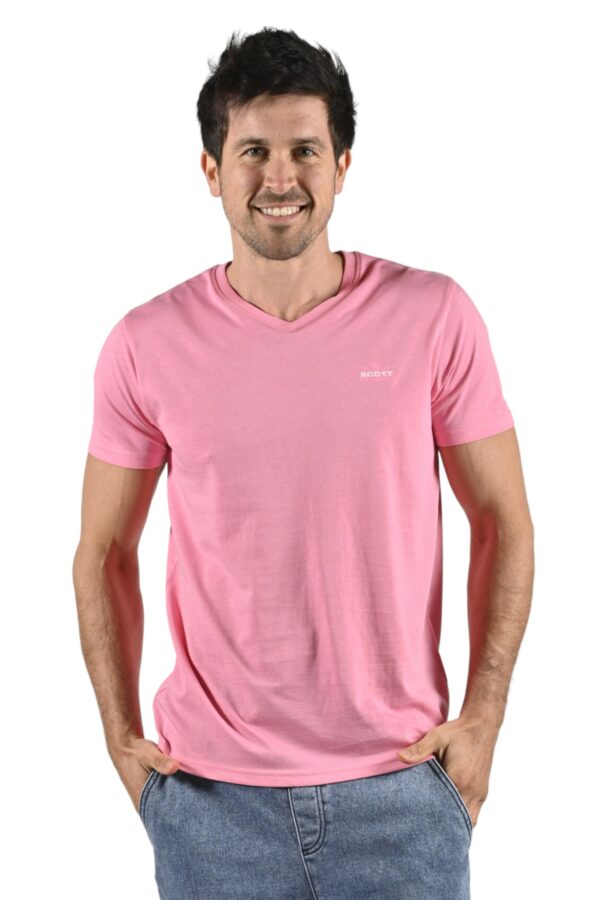 T-SHIRT ROCHE ROSE