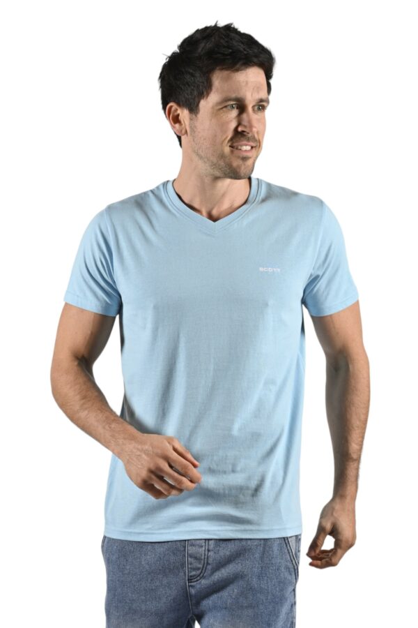 T-SHIRT ROCHE BLEU CIEL