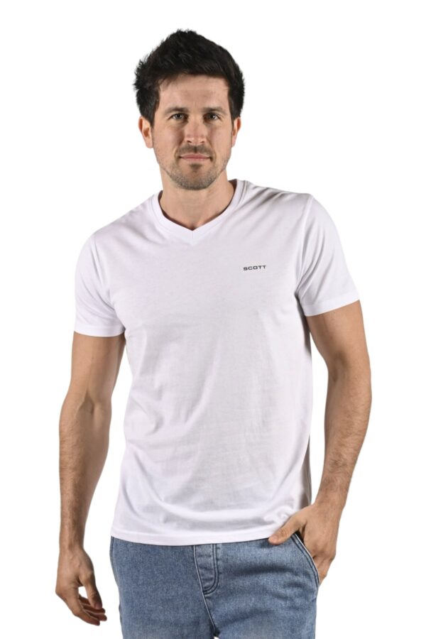 T-SHIRT ROCHE BLANC