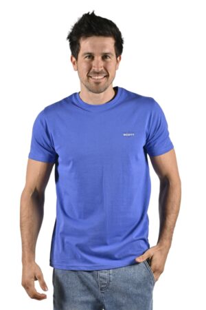 t-shirt Rondo bleu royal