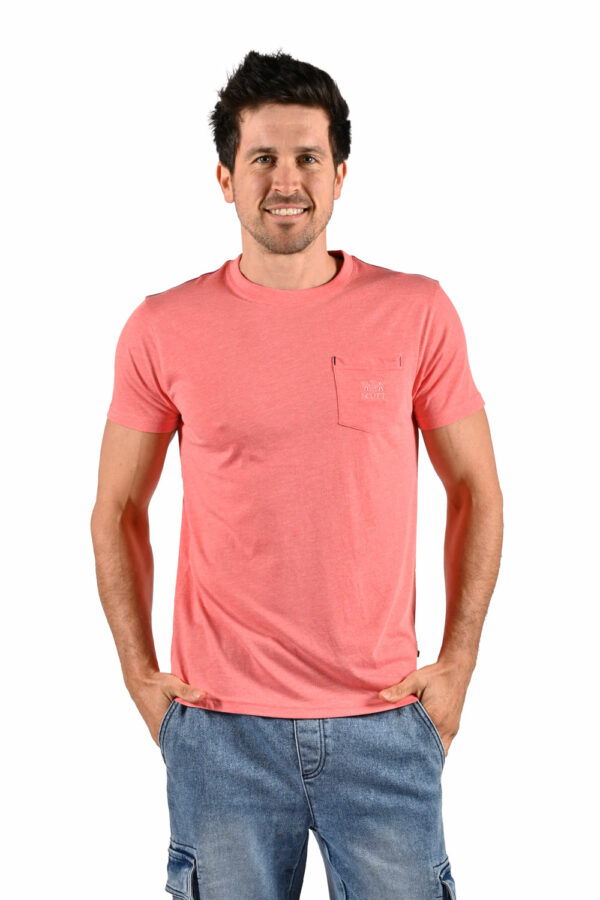 t-shirt Pochot corail