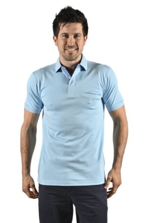 POLO PRATIK BLEU CIEL