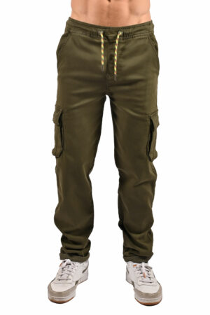 Pantalon cargo Jeano kaki